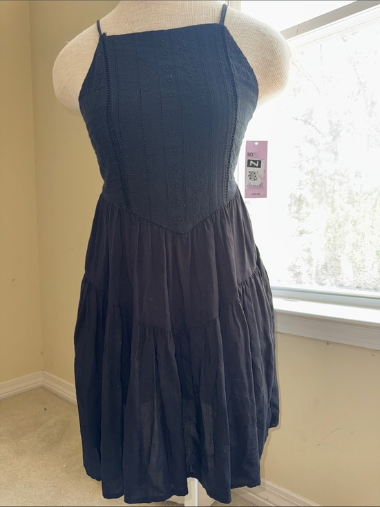 wild fable Dresses & Skirts - wild fable Navy Spaghetti-Strap Tiered Mini Dress